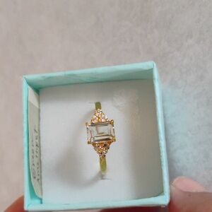 Green Amethyst Wedding Ring